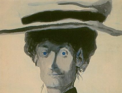 Vrouw met roze hoed / Léon Spilliaert